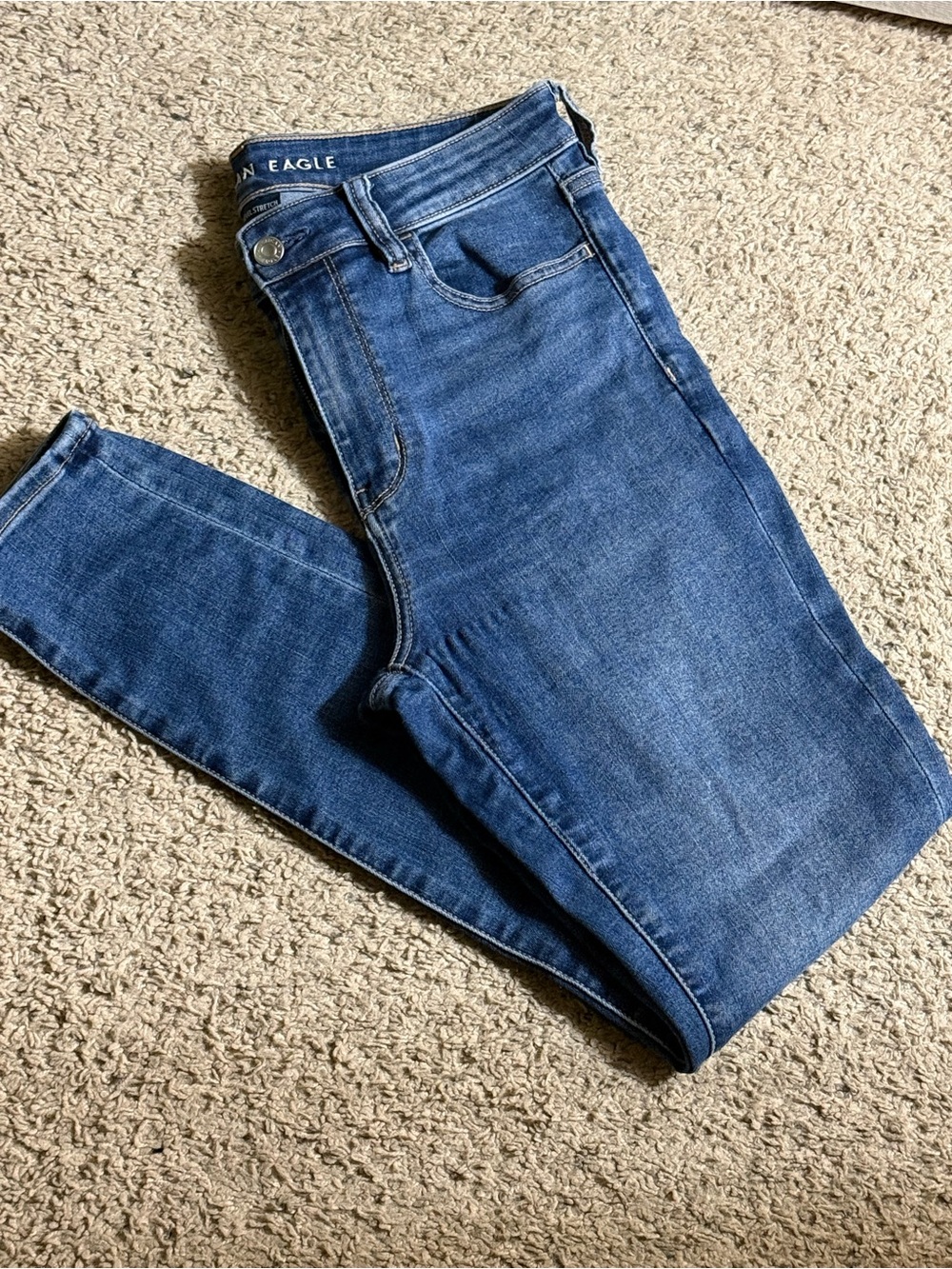 American Eagle Outfitters Blue Skinny Jeans